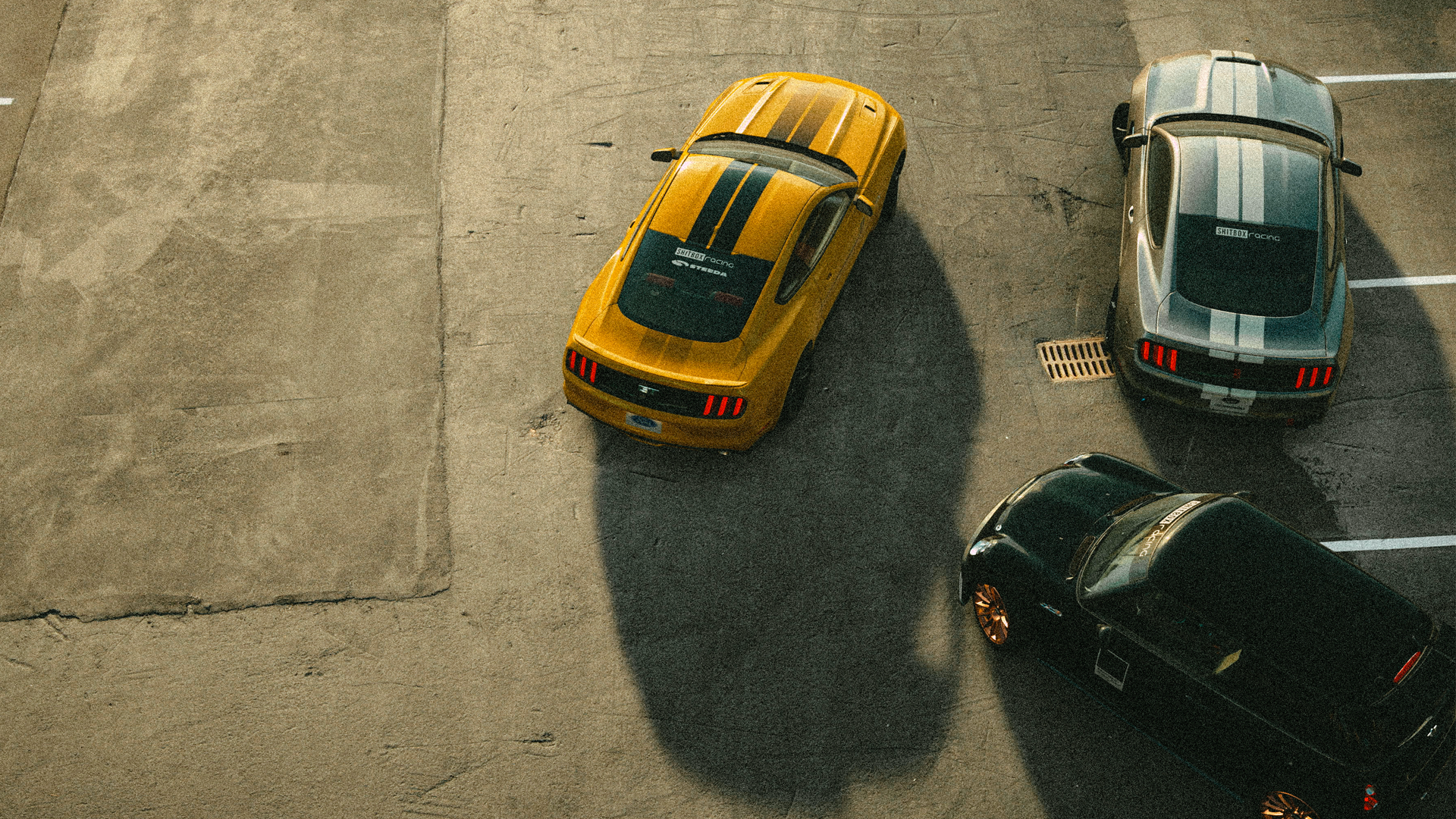 Cinematic automotive scene